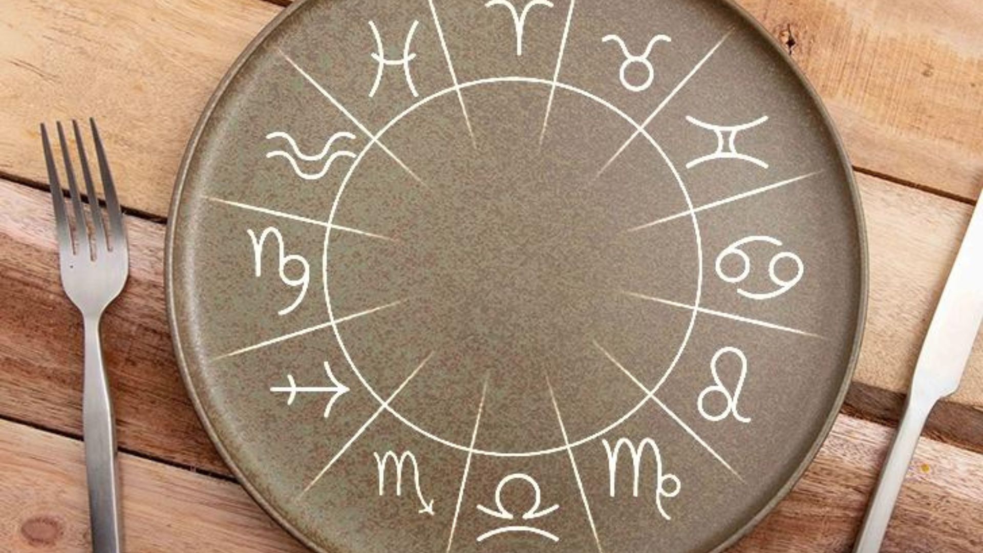 Zodiac Signs On A Plate