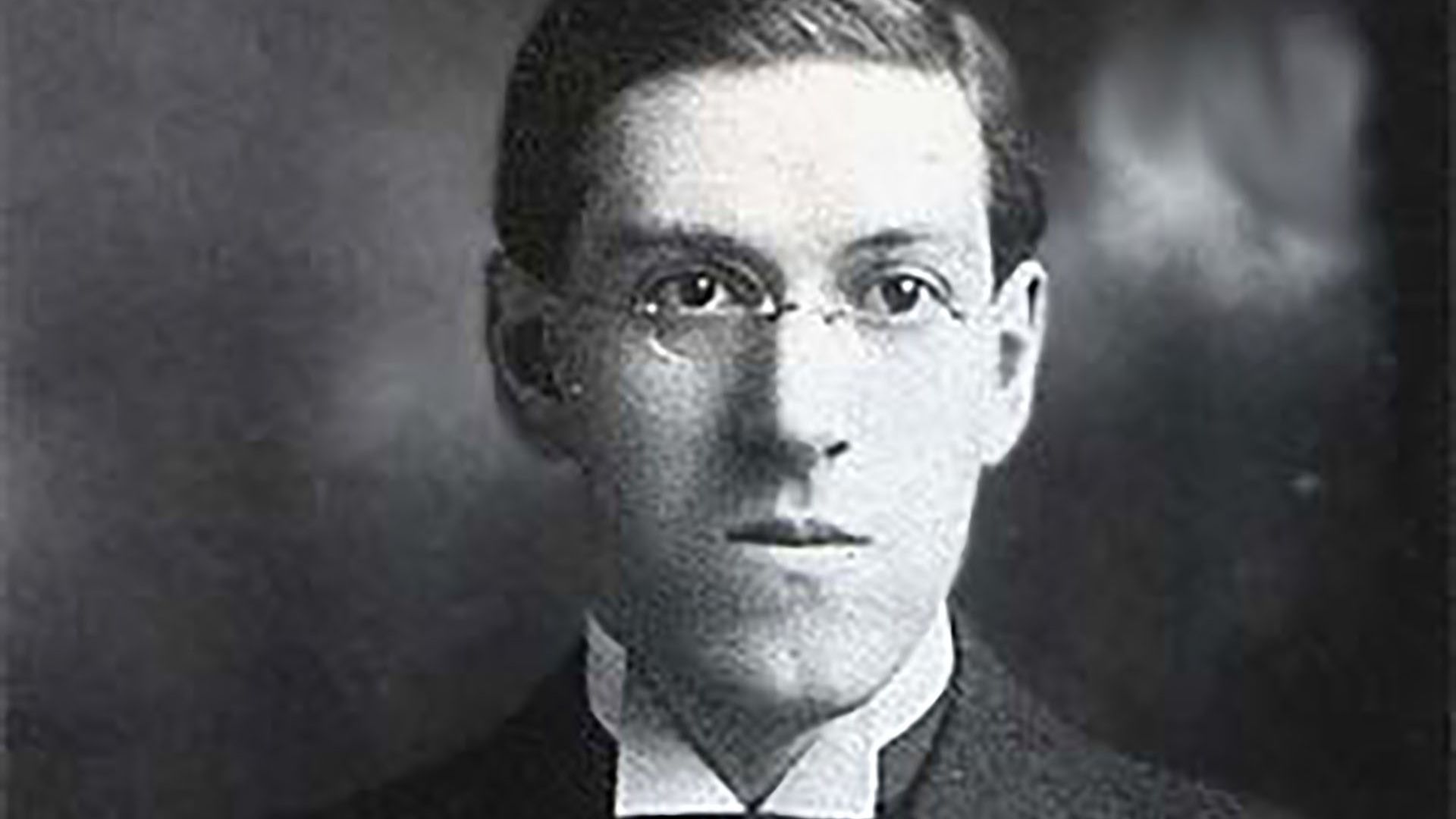 H.P. Lovecraft Wearing Glasses