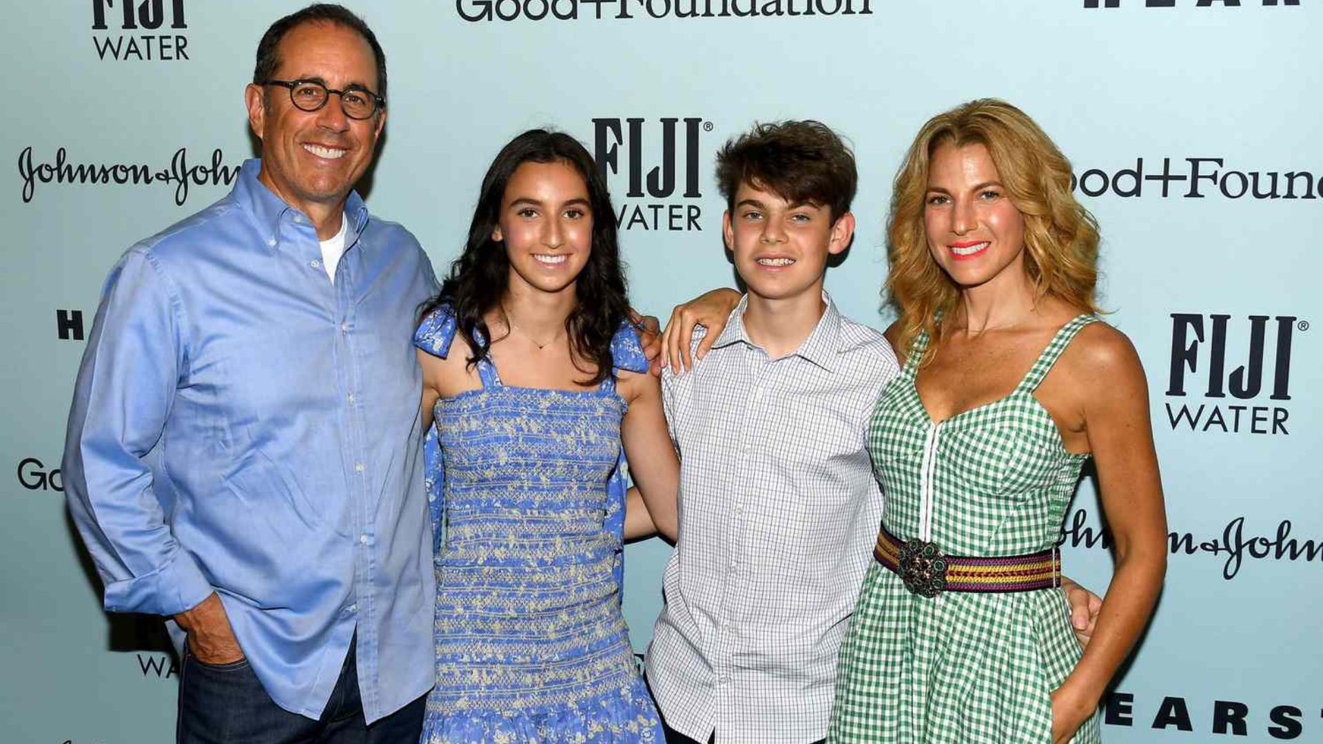 Jerry Seinfeld With His Family