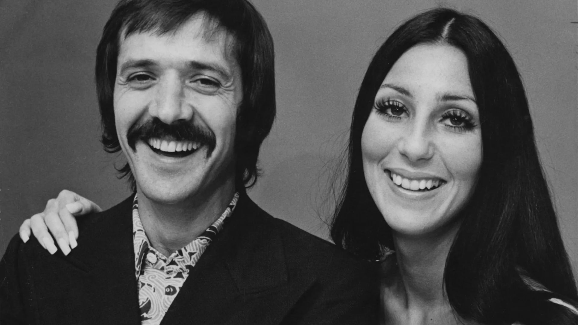 Sonny Bono With His Wife