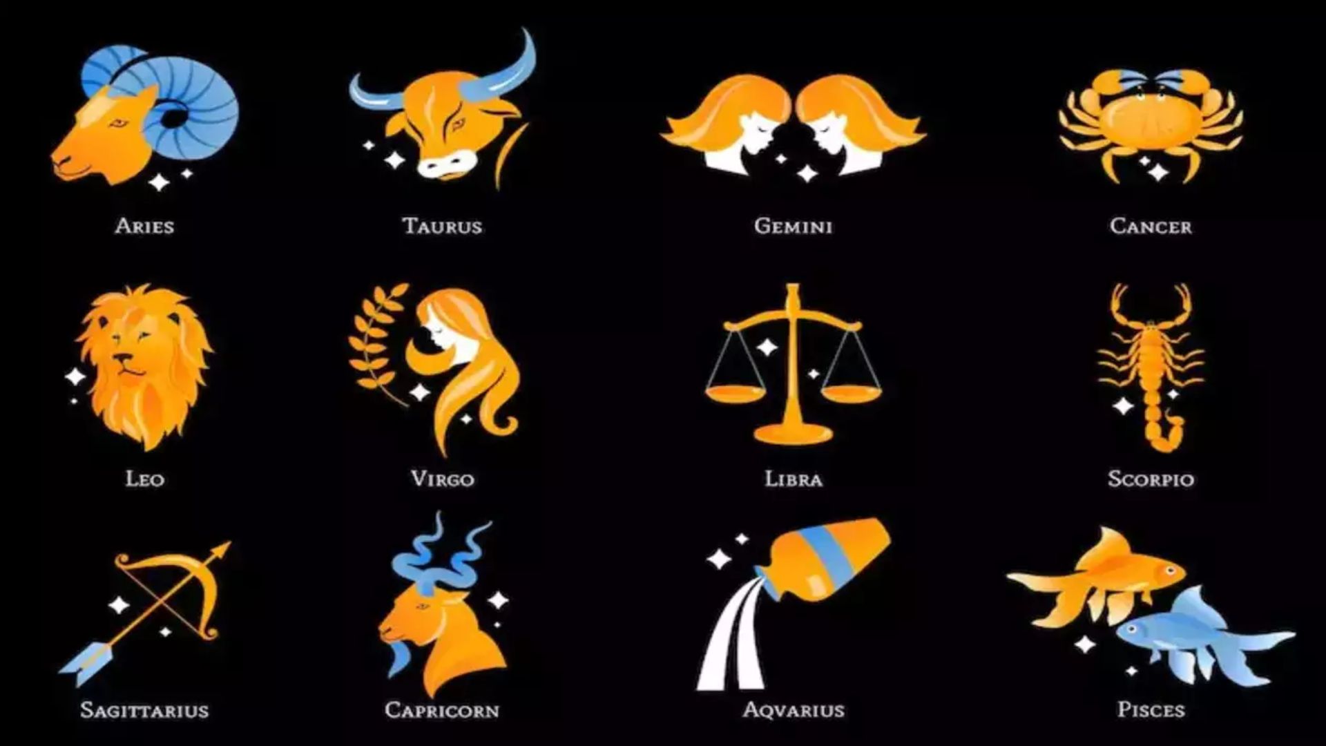 All Zodiac Sign Arranged