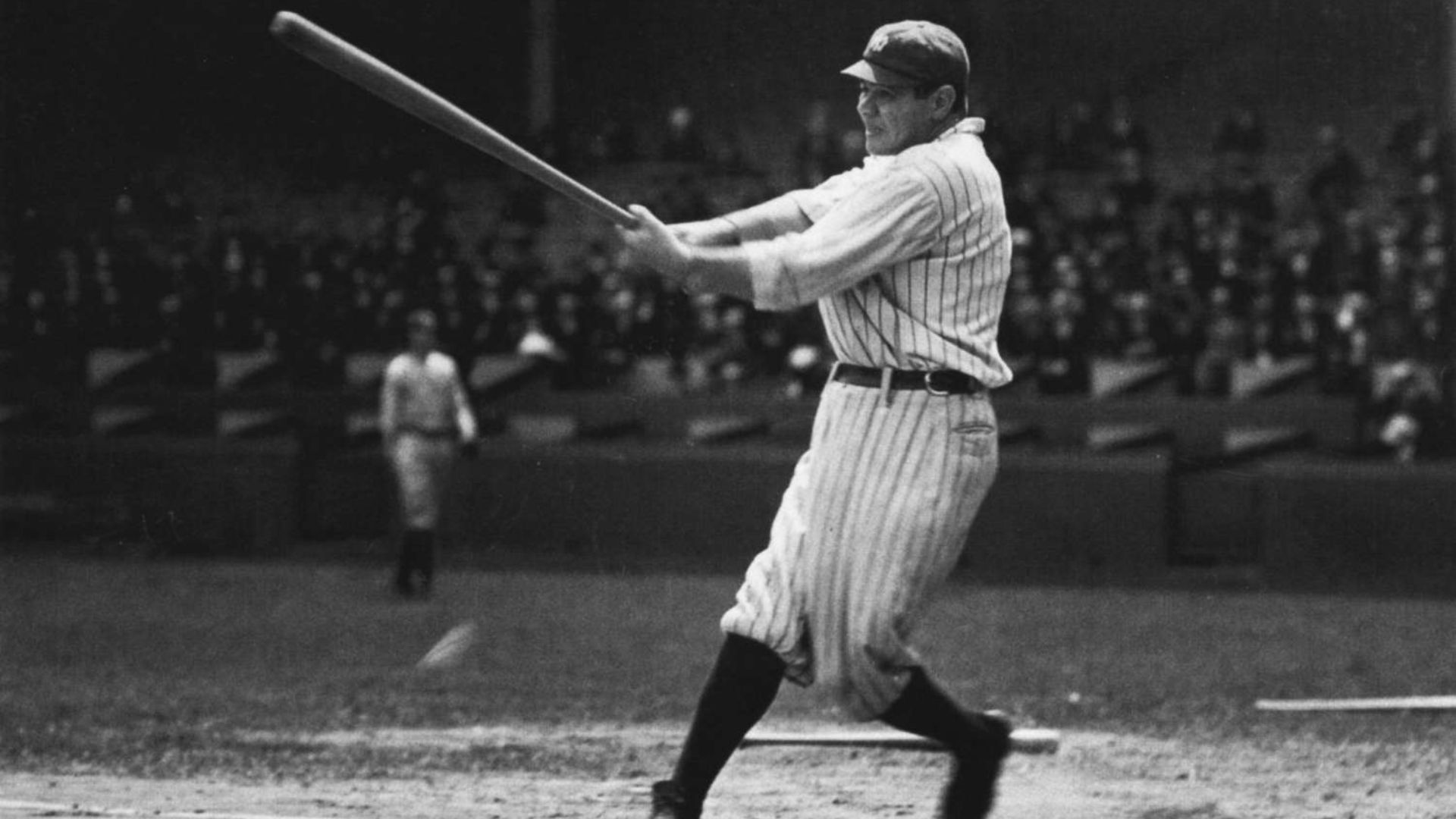 Babe Ruth Swinging Bat