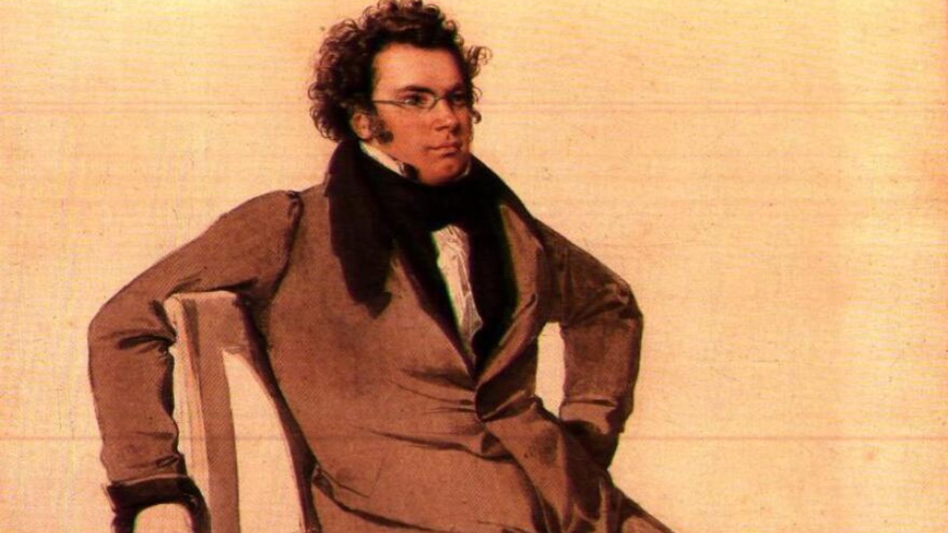 Franz Schubert In Brown Coat