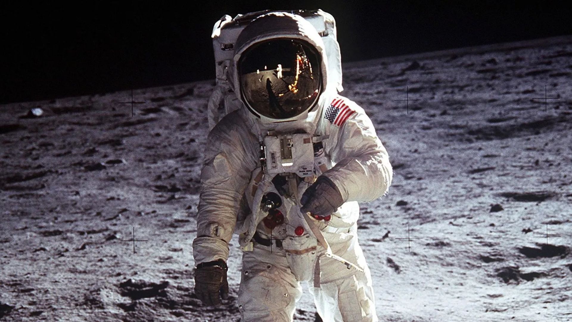 Buzz Aldrin In Astronaut Suit