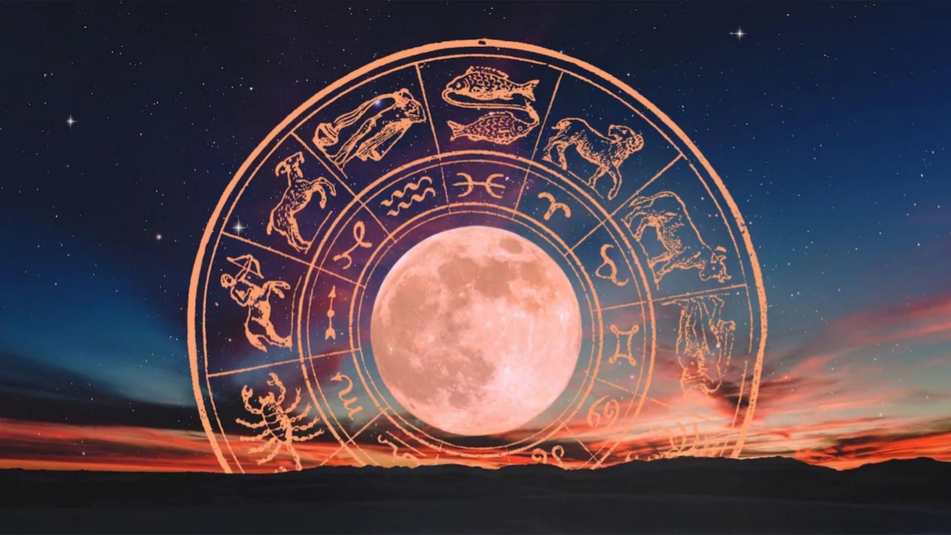 Zodiac Sign And Symbols Around The Sun