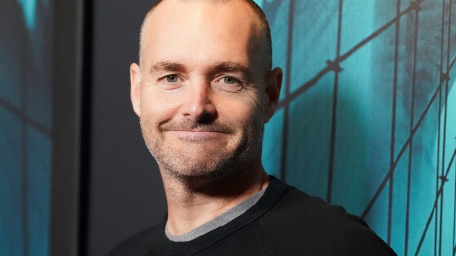 Will Forte Smiling And Wearing Black Shirt