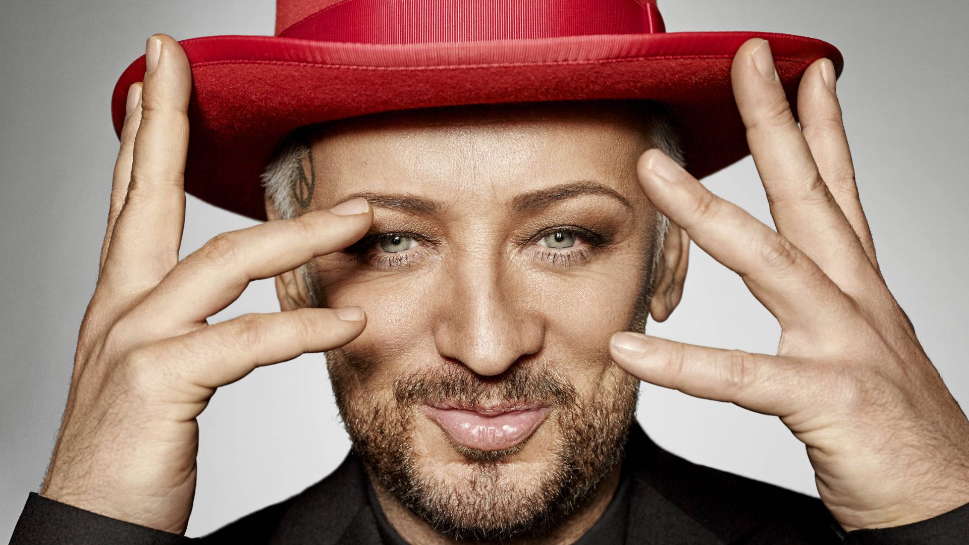 Boy George In Red Hat