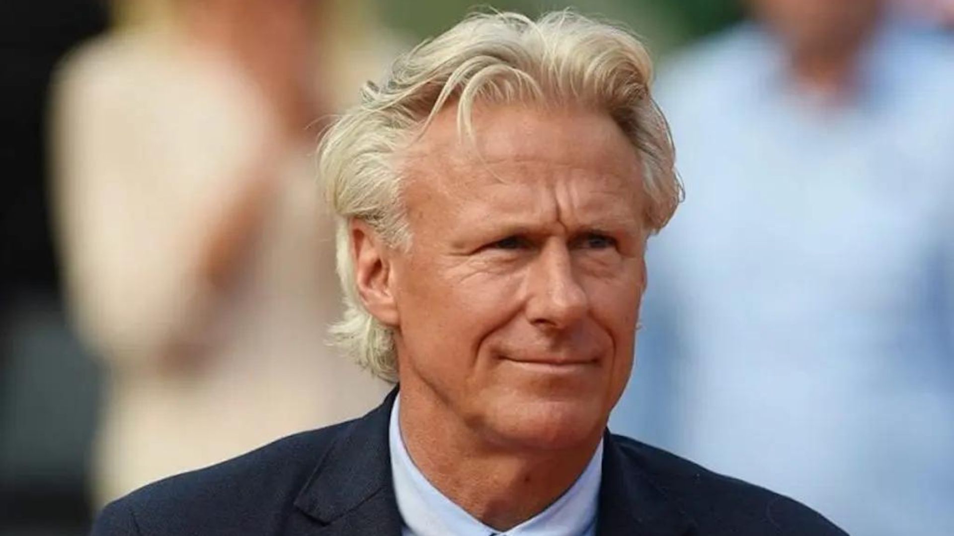 Björn Borg Smiling And Wearing Black Suit