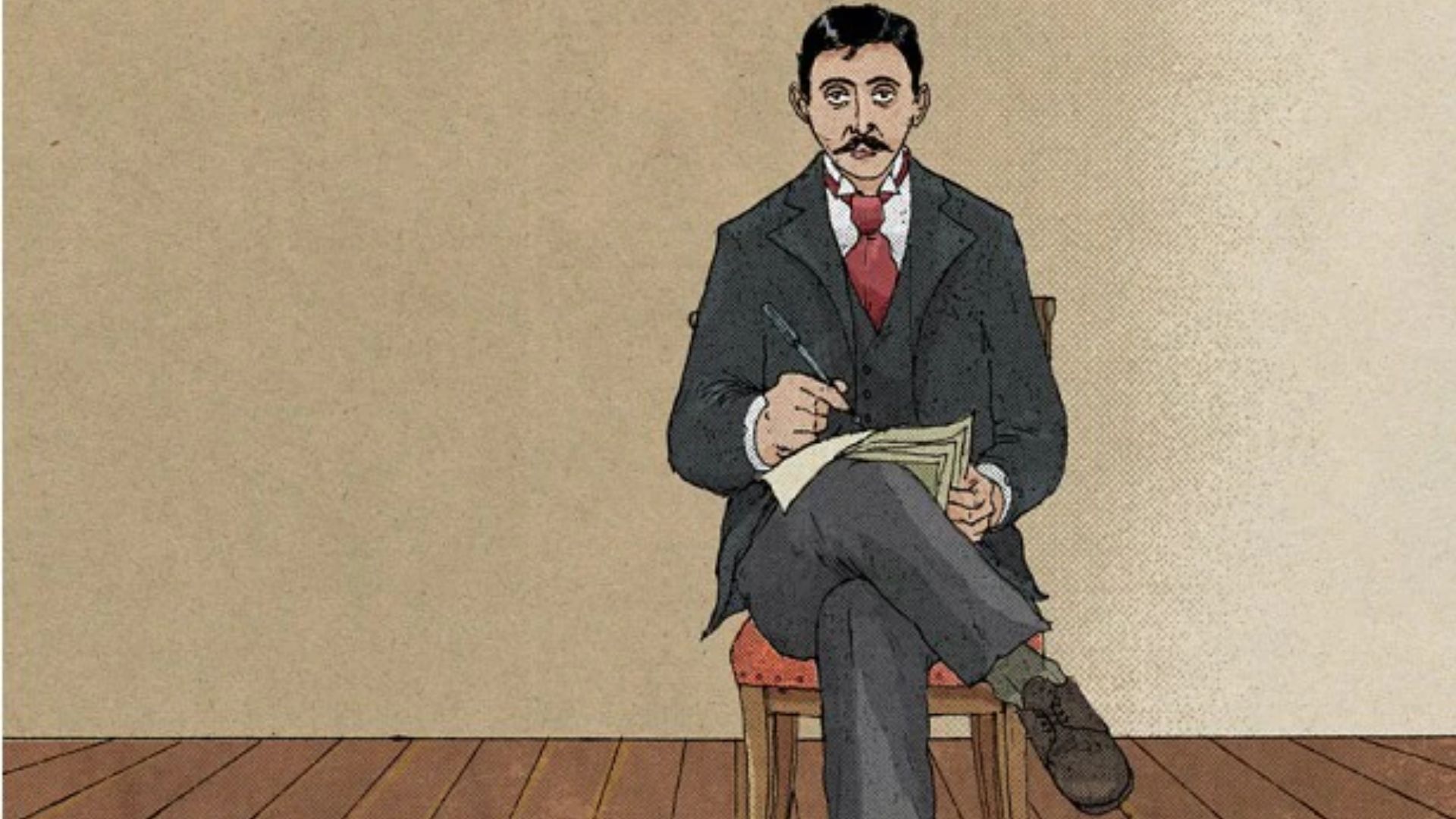 Painting Of Marcel Proust