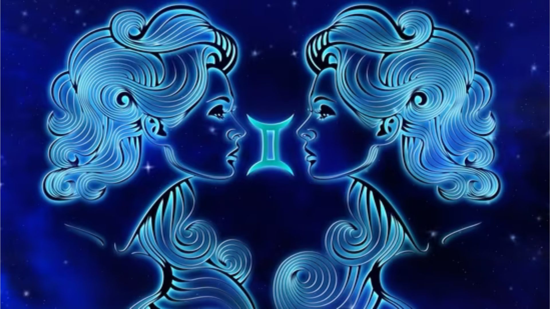 Gemini Sign Between Two Women Face to Face