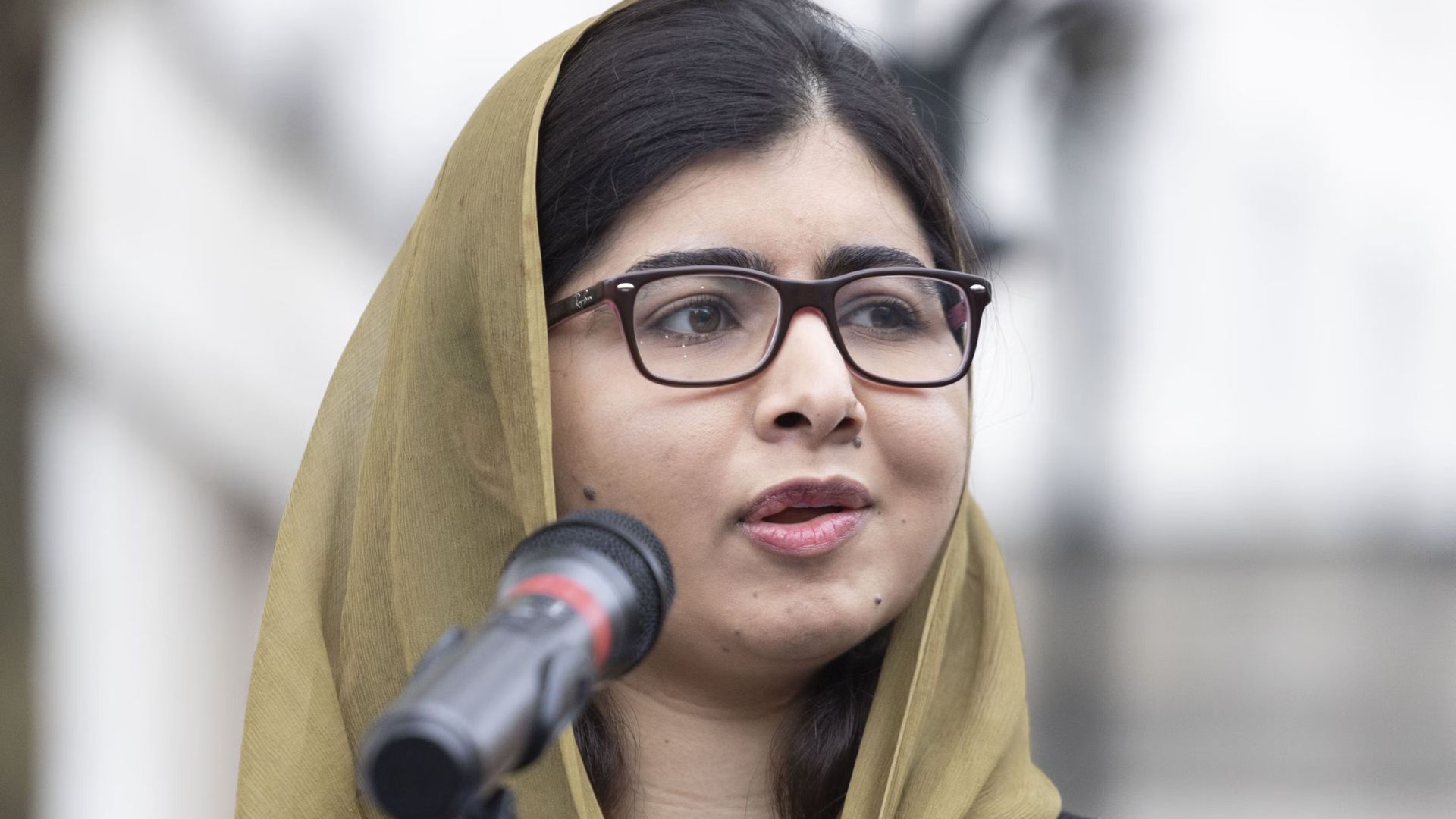 Malala Yousafzai Giving A Speech