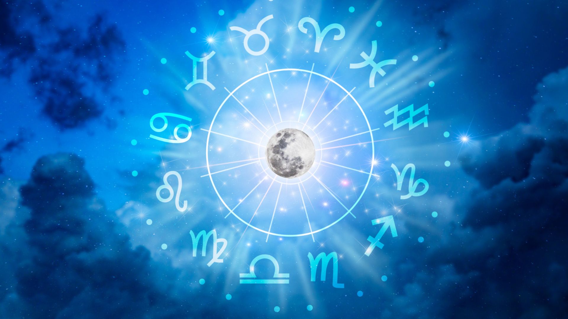 Zodiac Signs Around A Moon