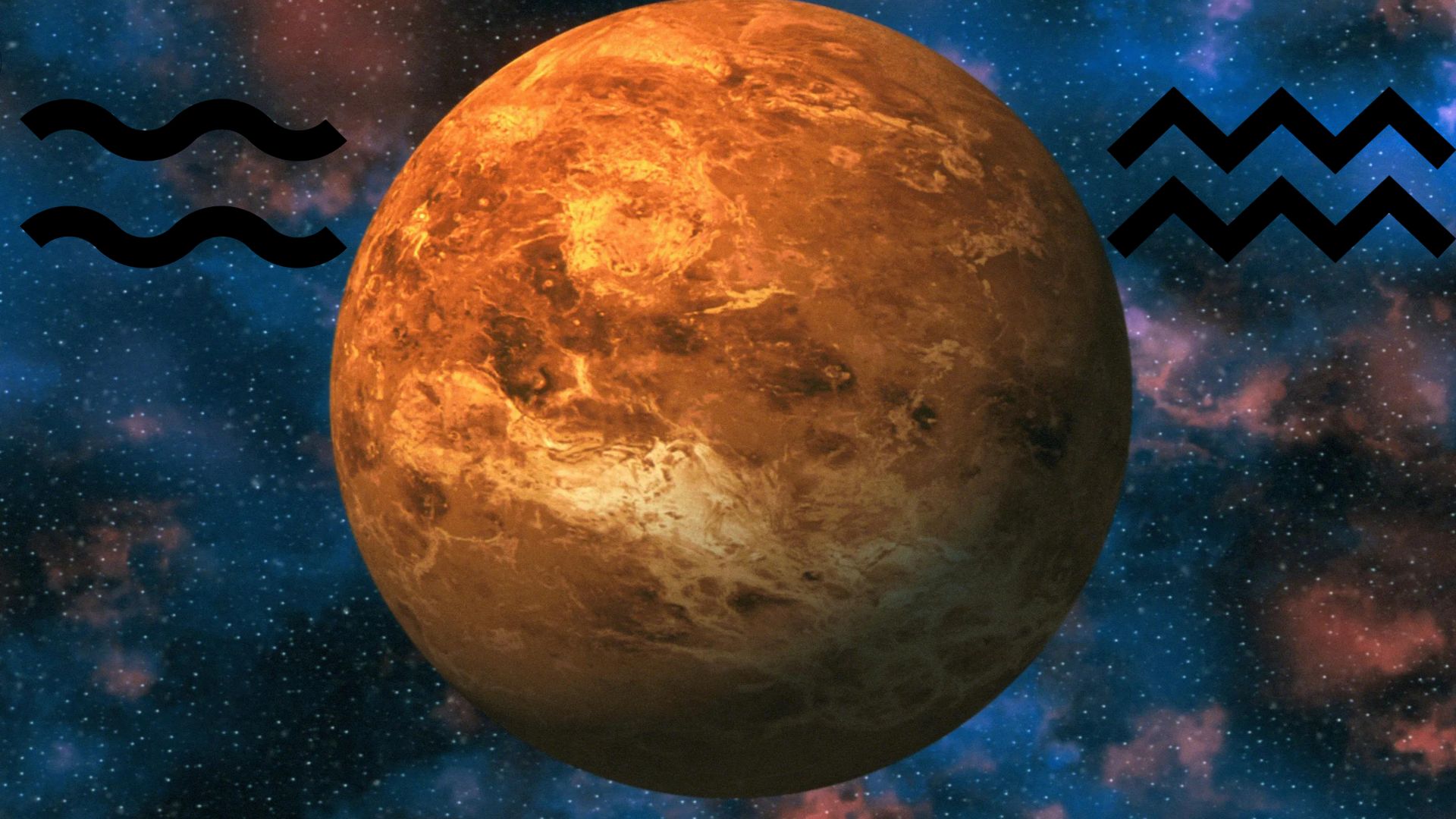 Venus Retrograde In With Aquarius Signs On Both Side