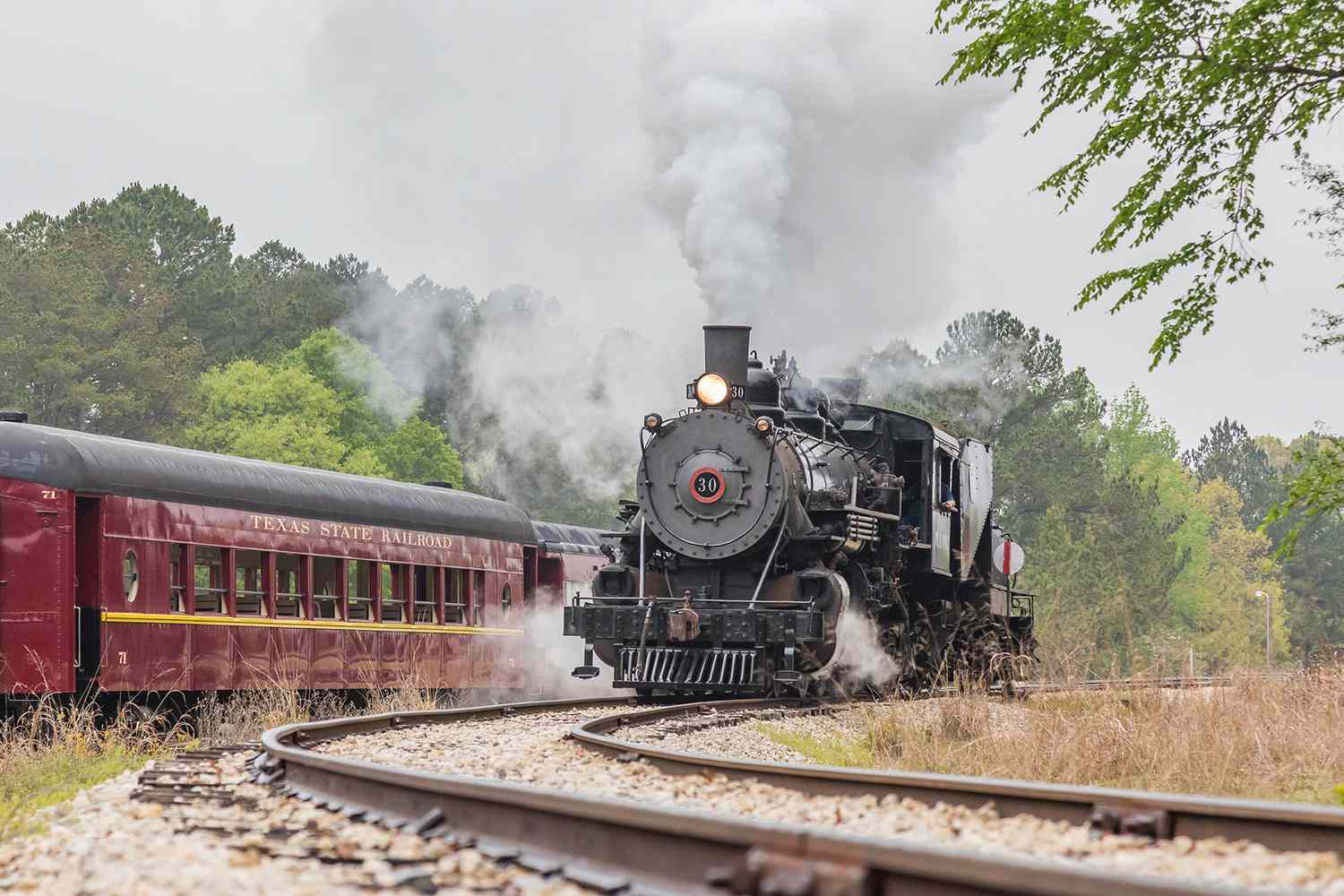 Steam Train Smoking