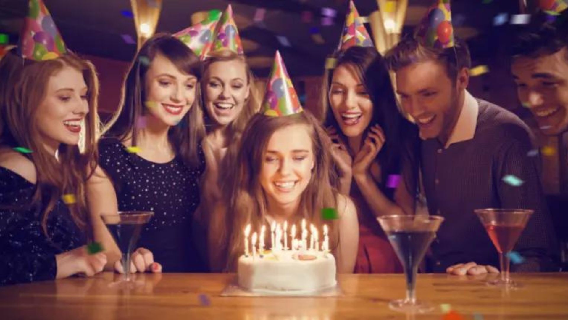 People Celebrating A Woman's Birthday