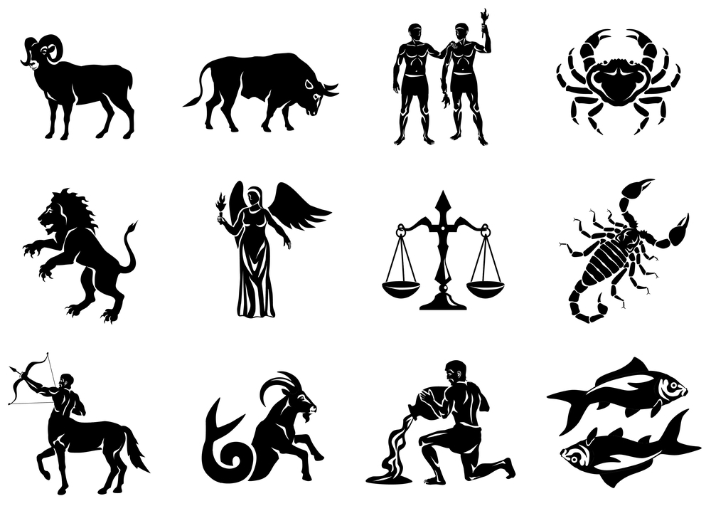 Zodiac Symbols for each Sign