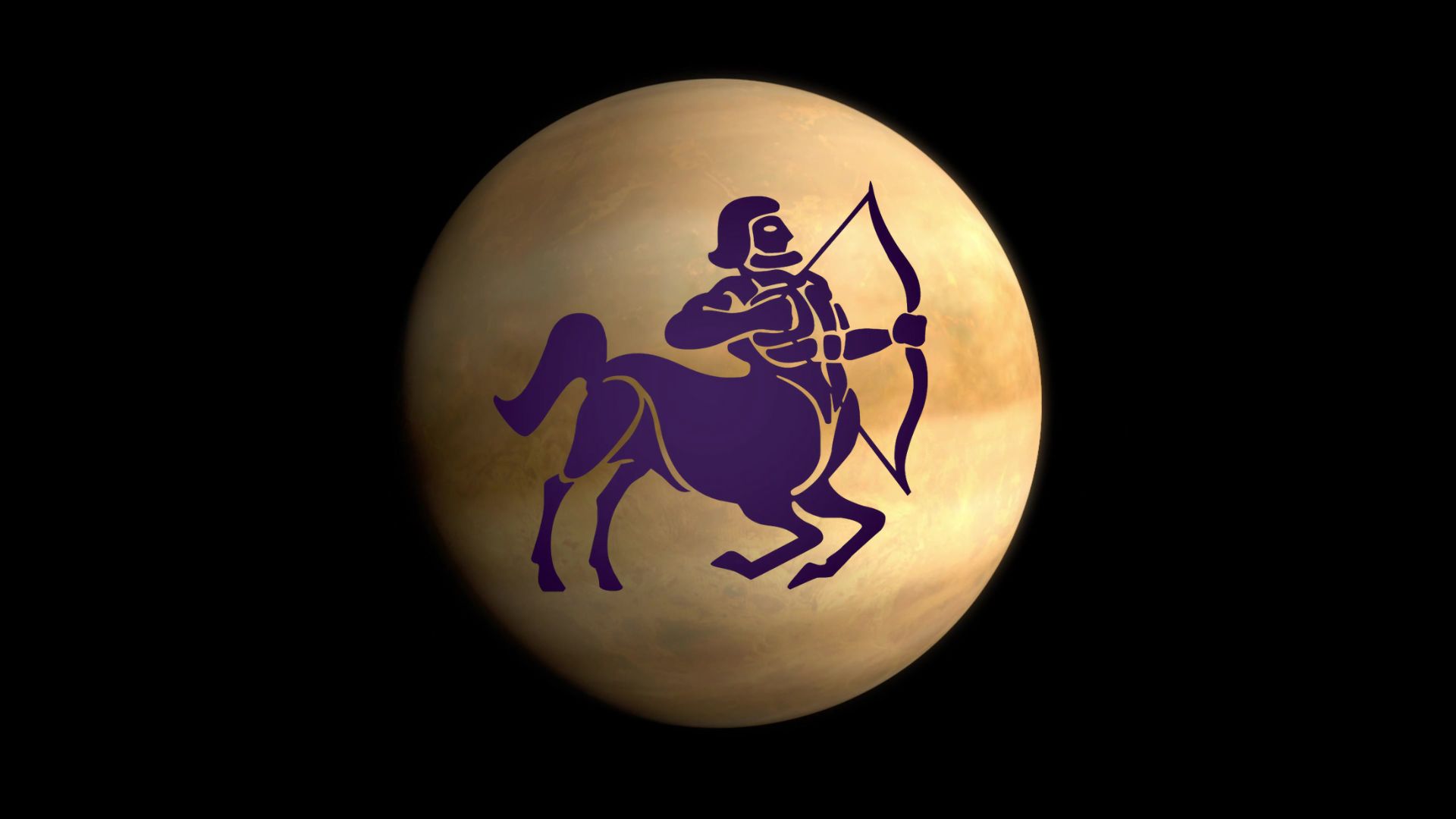 Sagittarius Symbol On Venus Planet