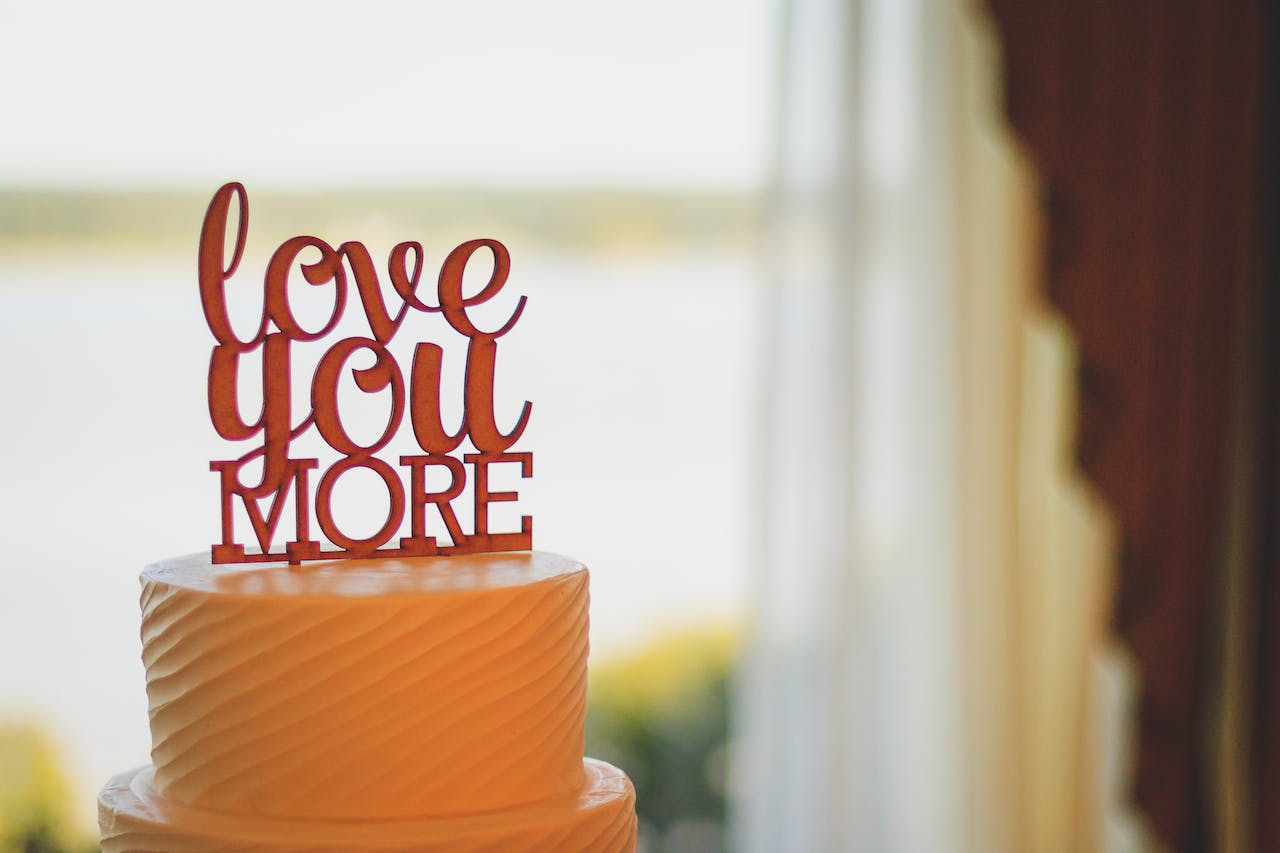 Cake With Cake Topper